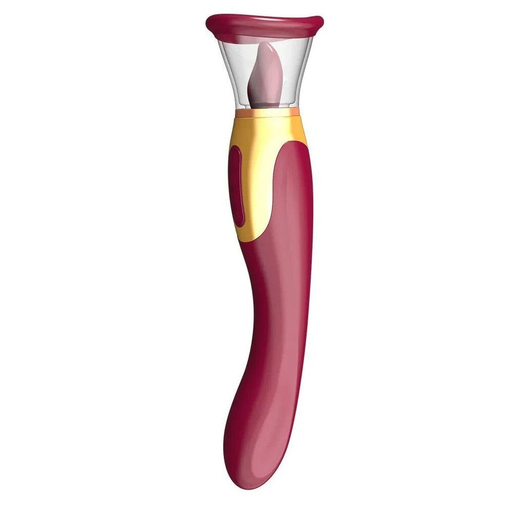 Tongue Vibe 2 in 1 G-Spot ve Dil Vibratör
