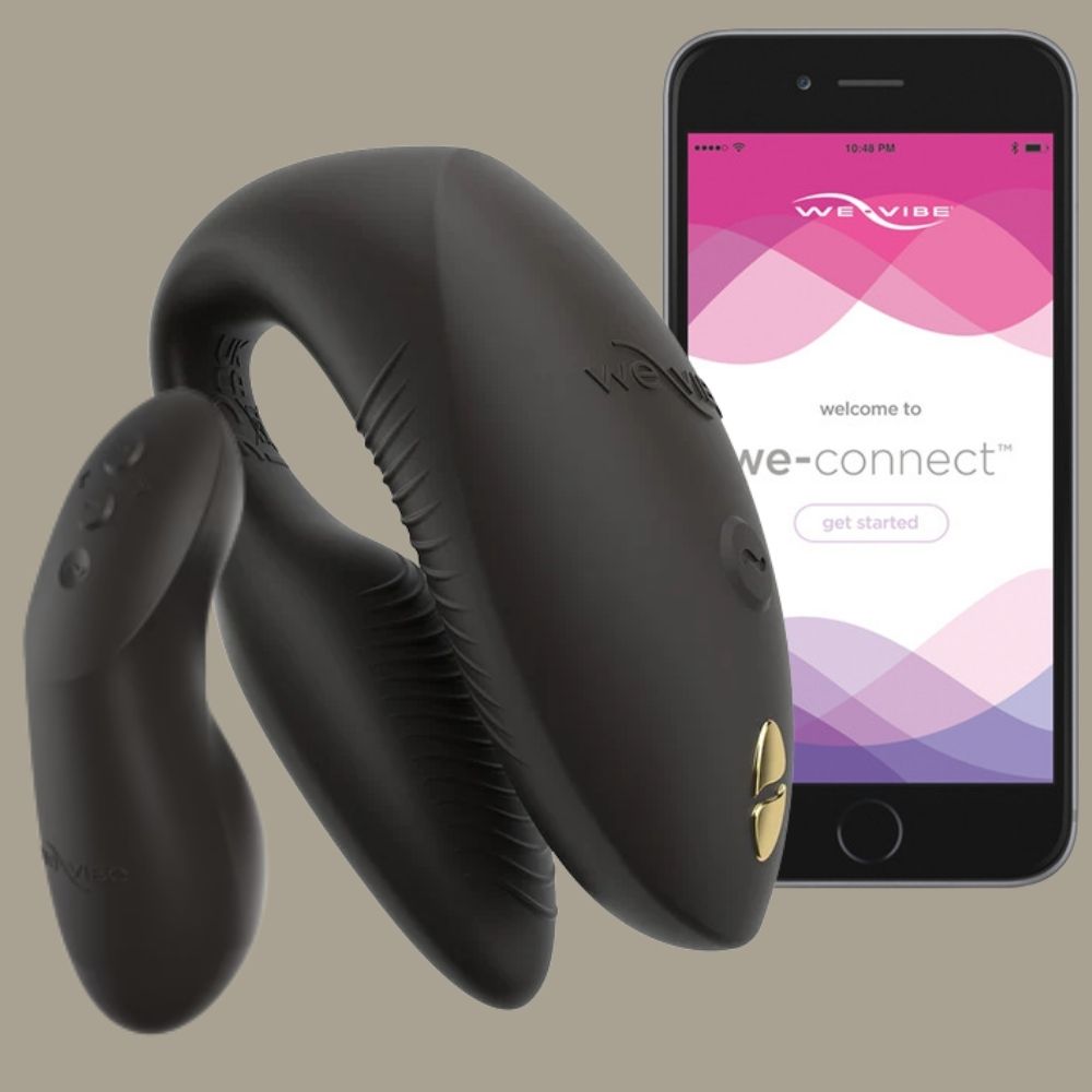 We-Vibe Chorus Pro Uzaktan Kumandalı ve Telefon Kontrollü Couples Vibrator Black