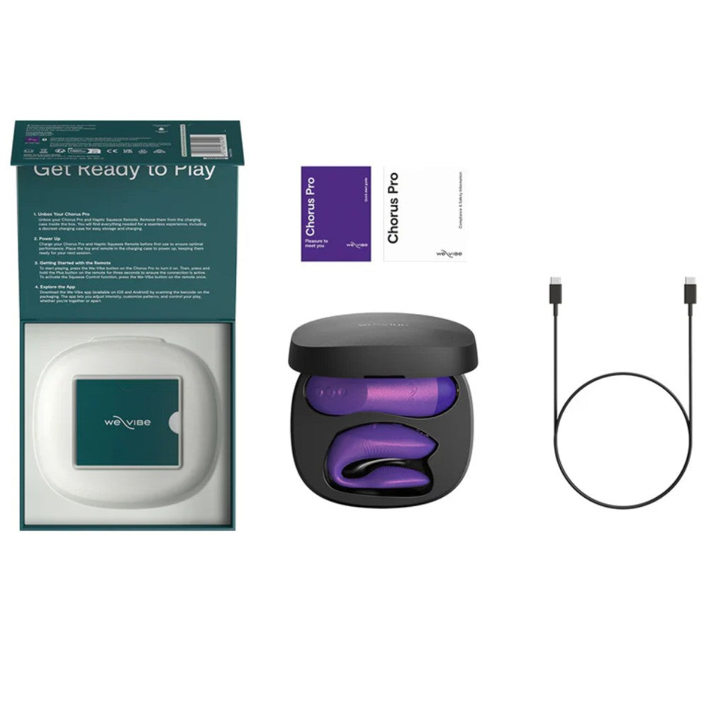 We-Vibe Chorus Pro Uzaktan Kumandalı ve Telefon Kontrollü Couples Vibrator Purple