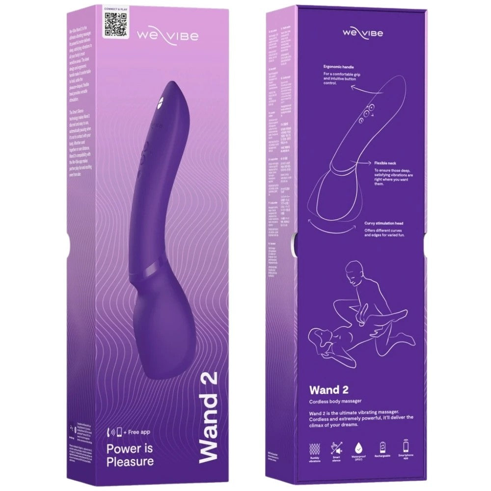 We-Vibe Wand 2 Akıllı Telefon Kontrollü Masaj Wand Vibratör
