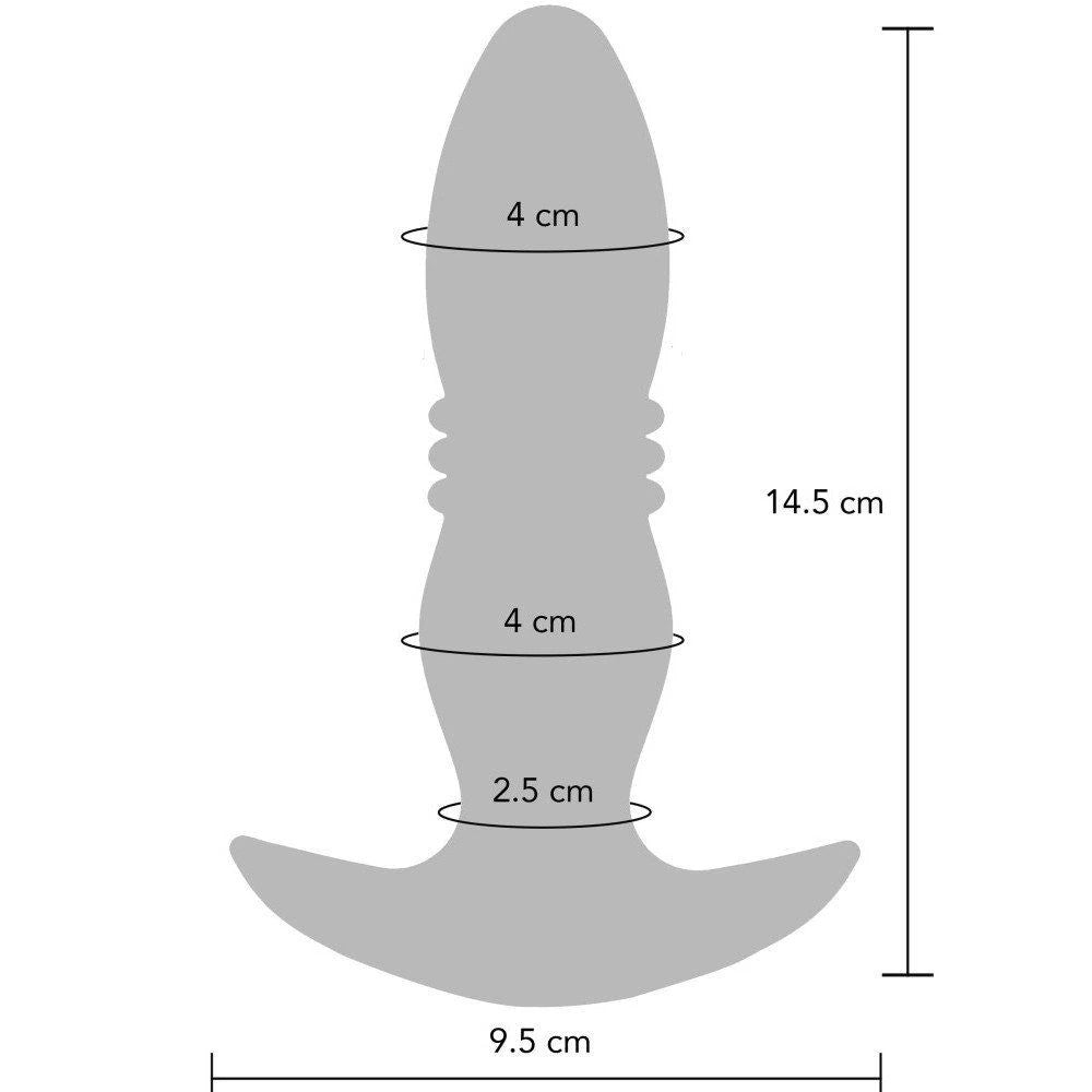 ToyJoy Buttocks The Tough Thrusting Remote Control Butt Plug