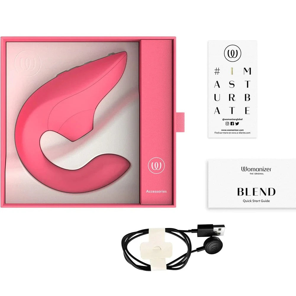 Womanizer Blend Klitoral ve G Noktası Çift Uyarımlı Vibratör Rose
