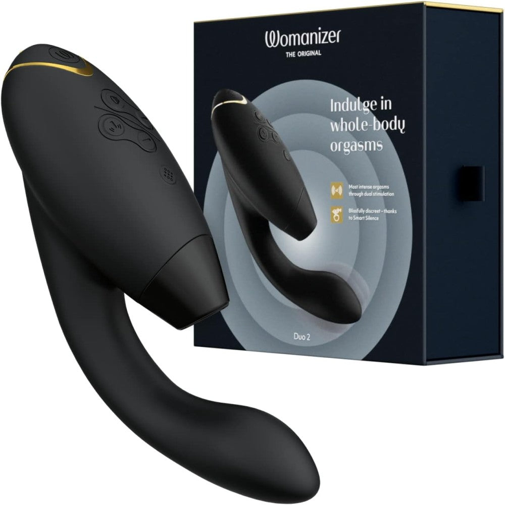 Womanizer Duo 2 Emiş Güçlü G-Noktası Vibratör Black