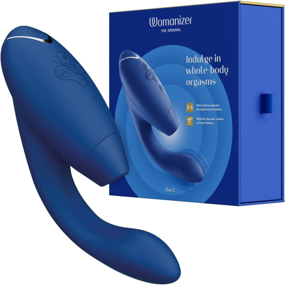 Womanizer Duo 2 Emiş Güçlü G-Noktası Vibratör Blueberry