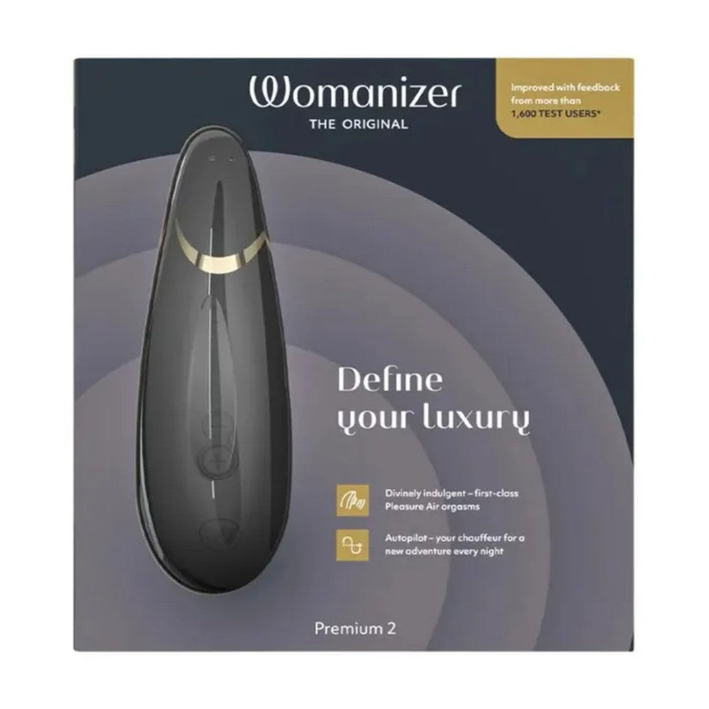 Womanizer Premium 2 Sucking Emiş Güçlü Vibratör Black