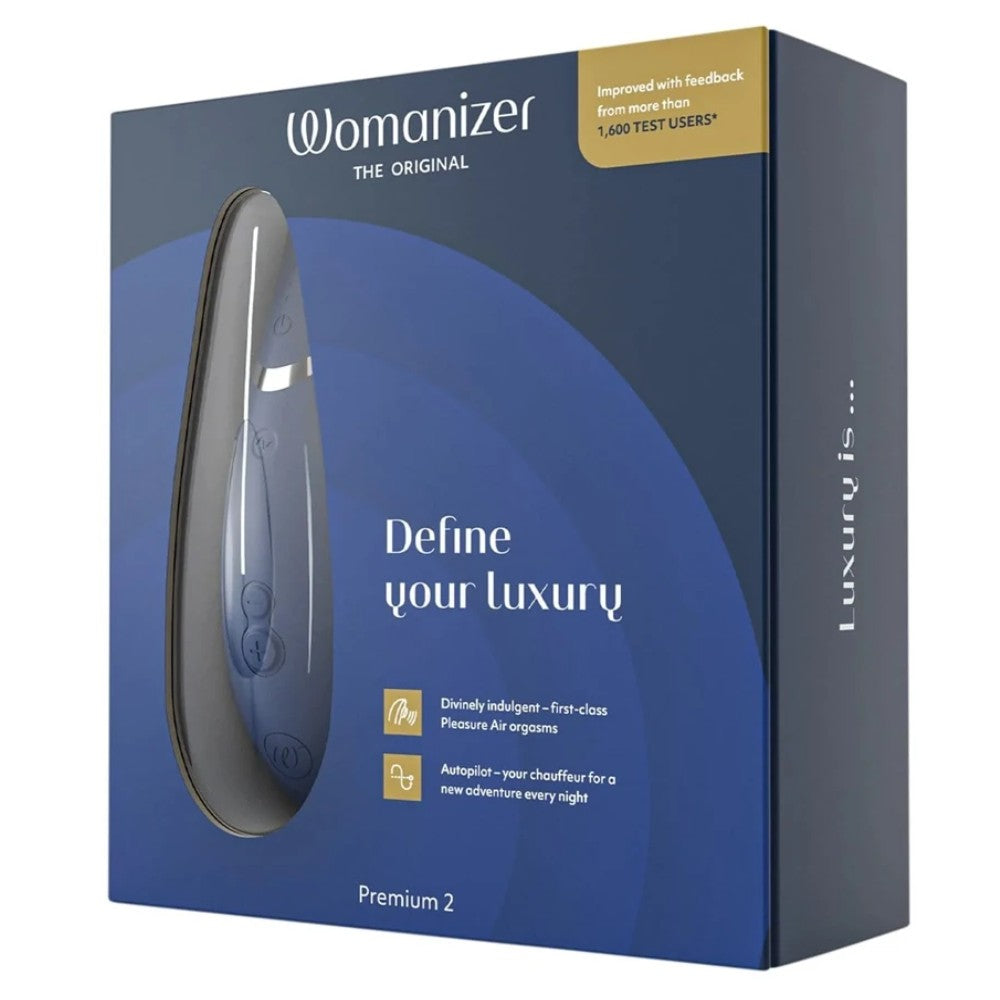 Womanizer Premium 2 Sucking Emiş Güçlü Vibratör Blueberry