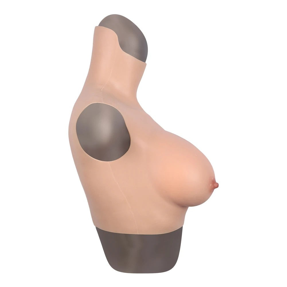 Bodysuit Crossdresser Giyilebilir Silikon Takma Göğüs Cup D B-HG11