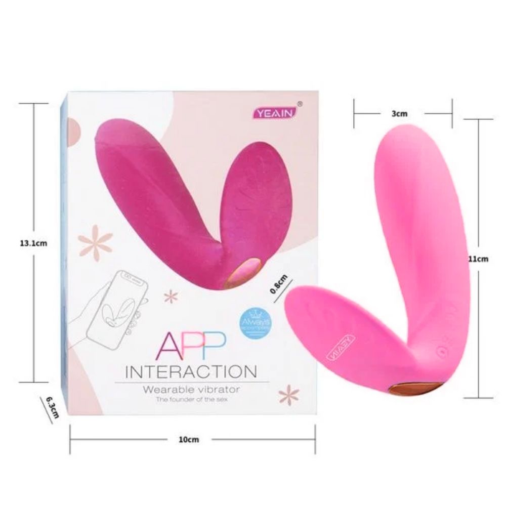 Panthy App Control Orgasm Telefon Kontrollü Giyilebilir Vibratör